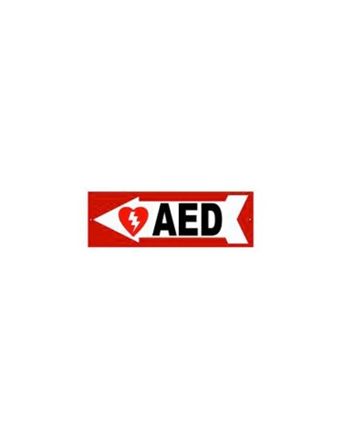 Defibtech AED Sign – Left Arrow