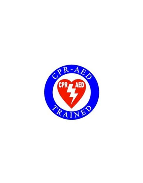 Defibtech “CPR-AED Trained” decal 4''