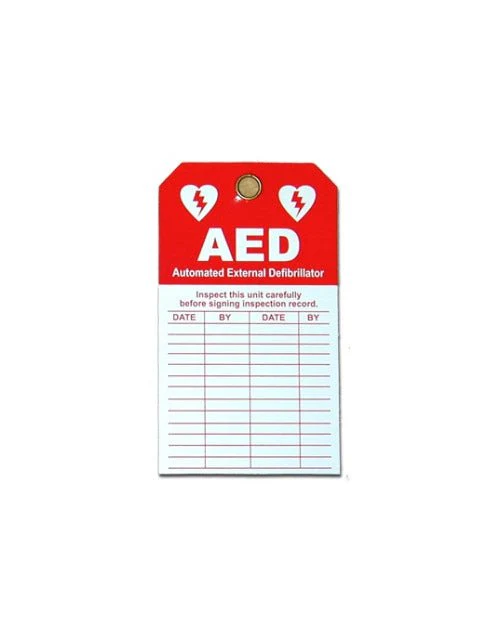 Defibtech Inspection Tag