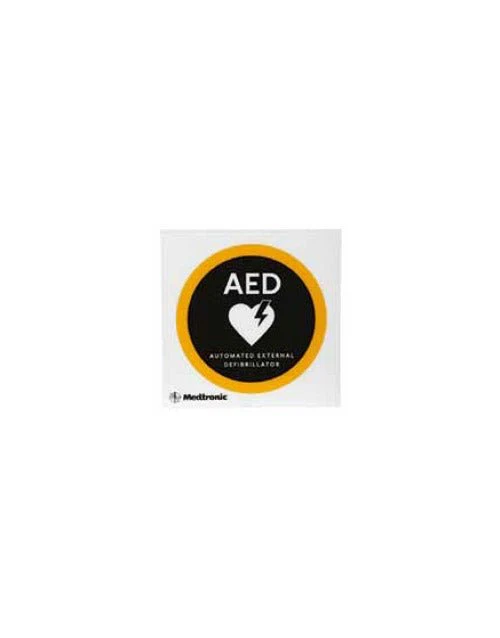 Physio-Control 10" x 10" Flat AED Wall Sign with Logo
