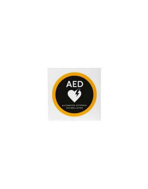 Physio-Control 8" x 8" Flat AED Wall Sign without Logo