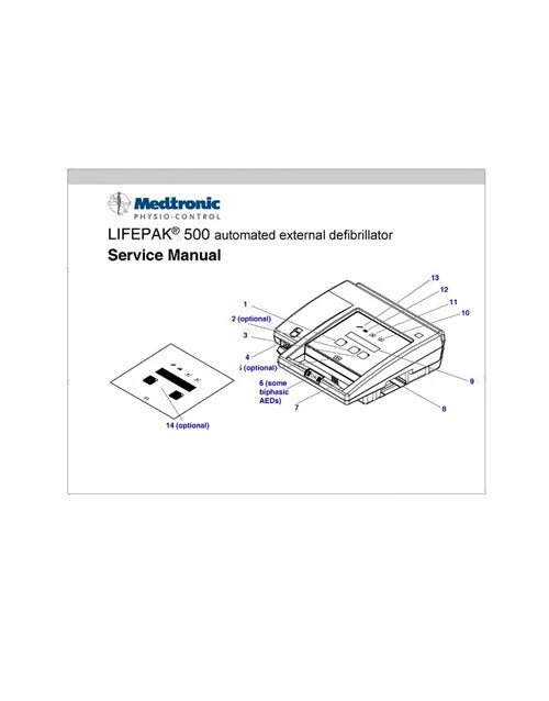 Physio-Control LIFEPAK 500 Service Manual (CD-ROM)