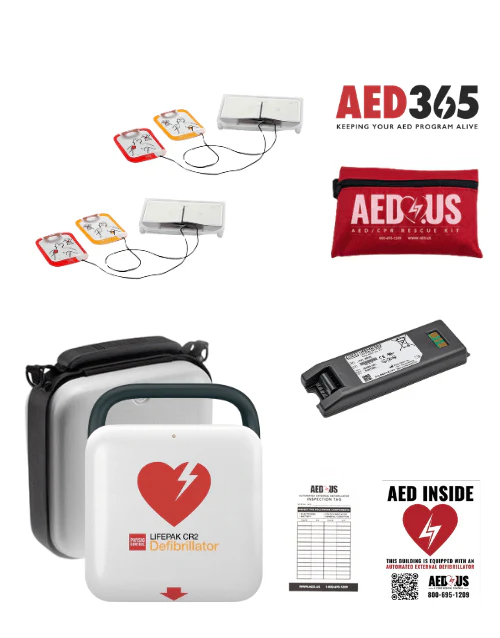 Physio-Control LIFEPAK CR2 AED First Responder Value Package - Cellular Connectivity