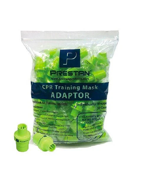 Prestan CPR Training Mask Adaptors (50 Pack)