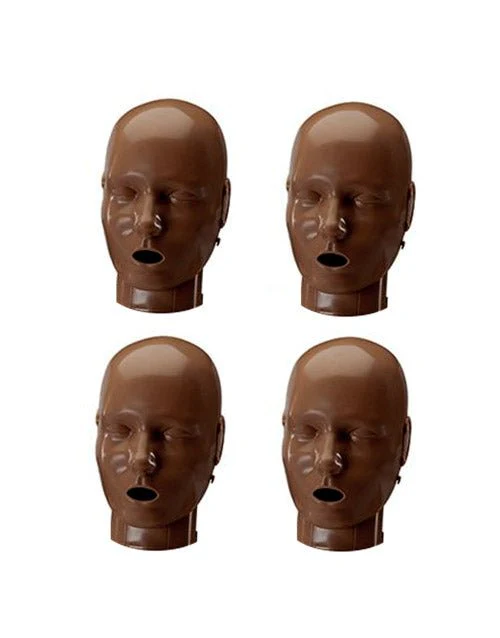 Prestan Professional Adult Manikin Jaw Thrust Head Assembly - Dark Skin - Image 2