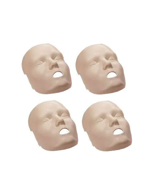 PRESTAN Professional Adult Medium Skin Manikin Replacement Faces (4-pack)