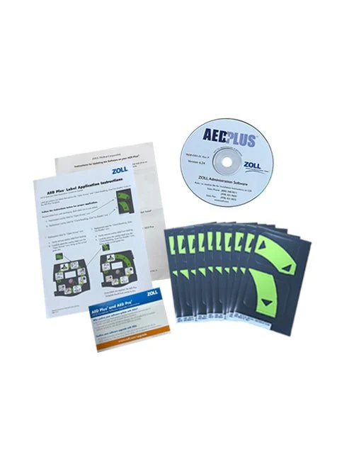 ZOLL AED Plus 2010 Guidelines Upgrade, Ten Kit  (CD and Overlay Label Sets)